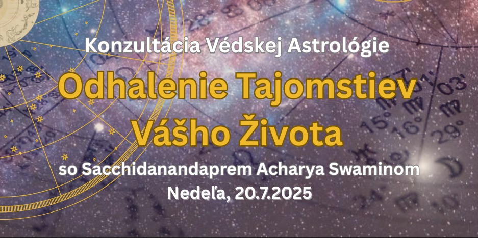 ODHAĽTE TAJOMSTVO VÁŠHO ŽIVOTA s védskou astrológiou