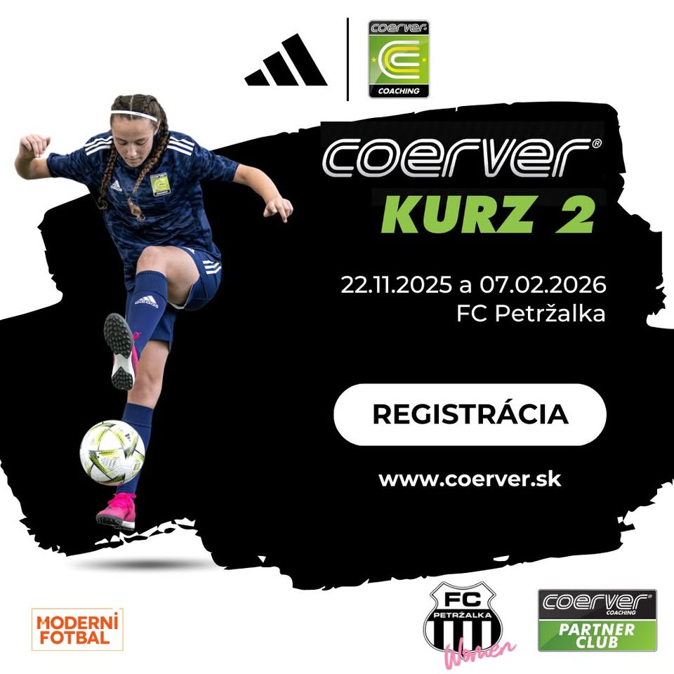 Coerver® Kurz 2 (FC Petržalka / 22.11.2025 - 1. deň)