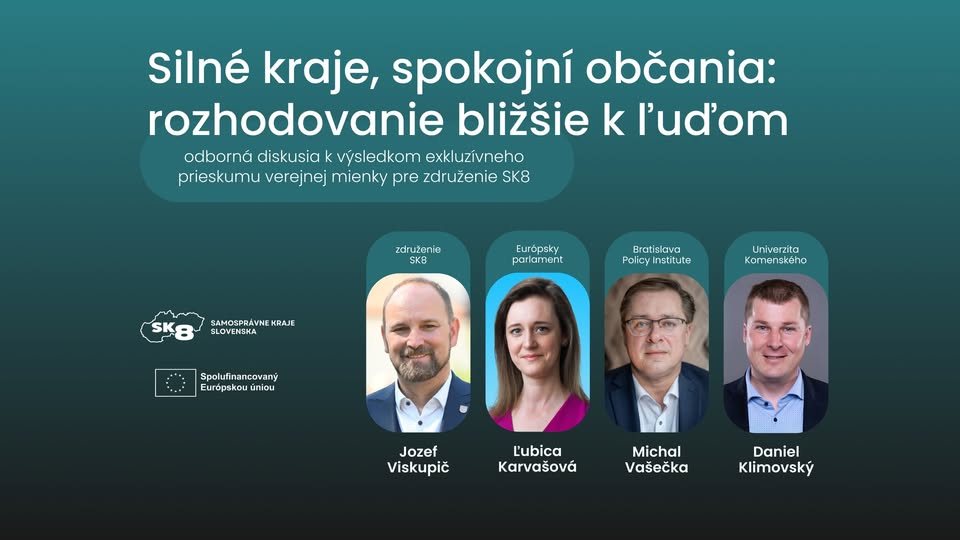Strong regions, satisfied citizens - decision -making closer to people