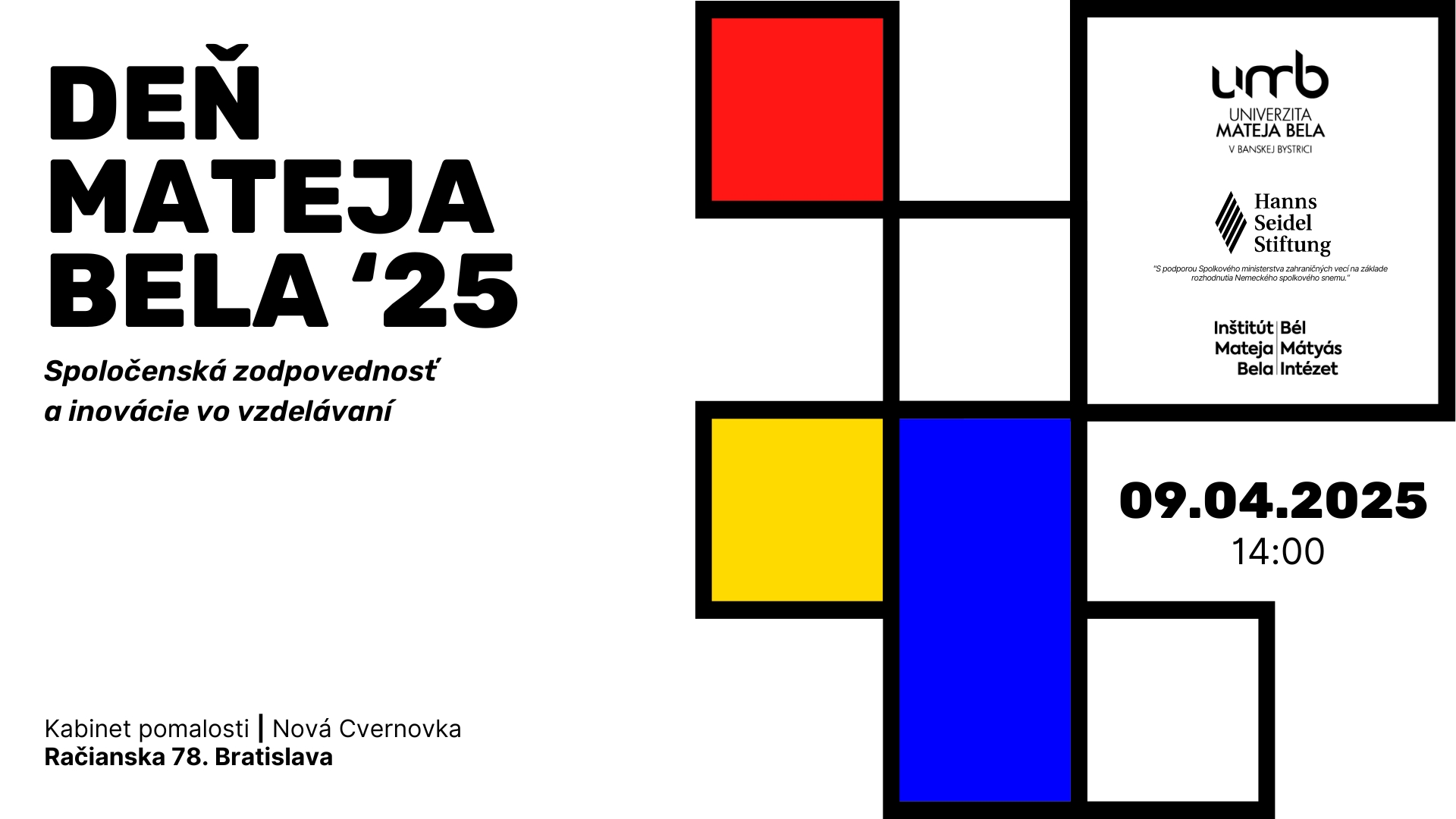 Deň Mateja Bela 2025: Spoločenská zodpovednosť a inovácie vo vzdelávaní
