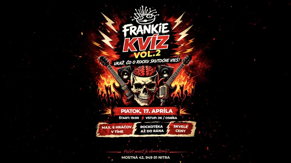 Frankie Kvíz vol. 2 | 17.4.2026