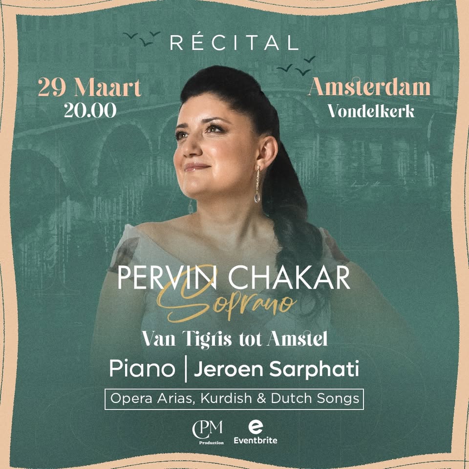 Pervin Chakar Recital - Van Tigris tot Amstel