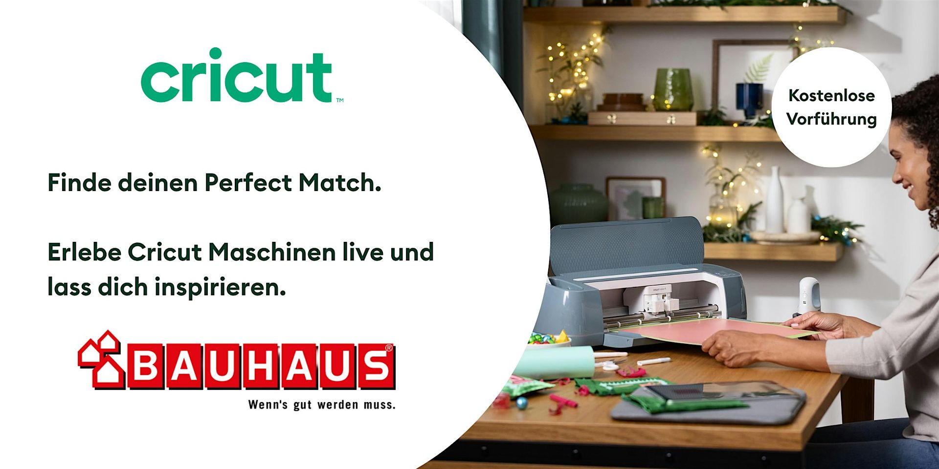 Berlin-Schöneberg BAUHAUS x Cricut - kostenlose Vorführung