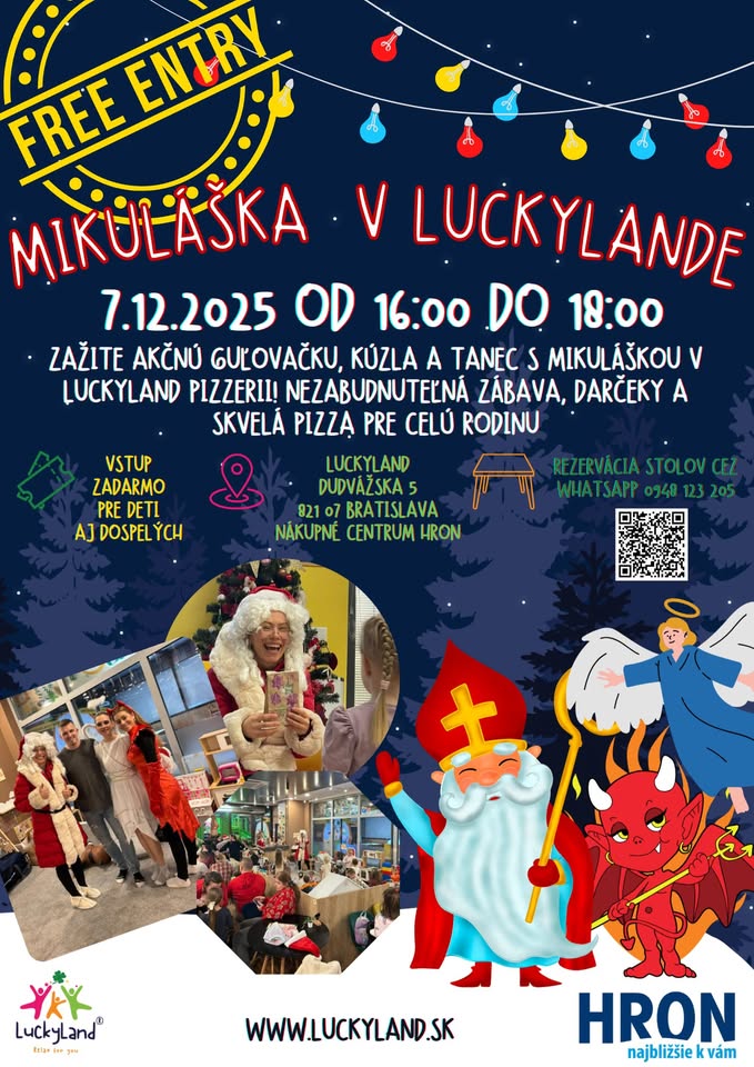 🎅 MIKULÁŠSKA PÁRTY V LUCKYLANDE JE TU! 🎅