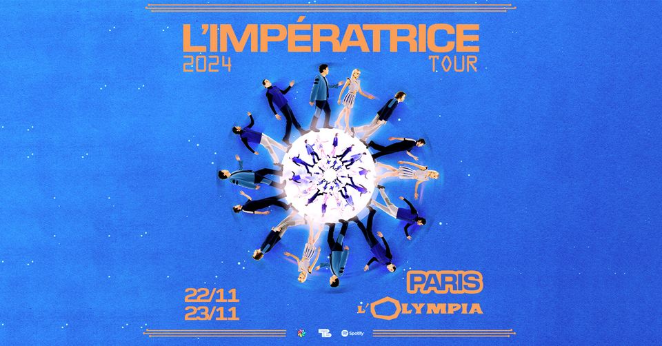 COMPLET // L'Impératrice - 22 & 23 novembre 2024 à L'Olympia