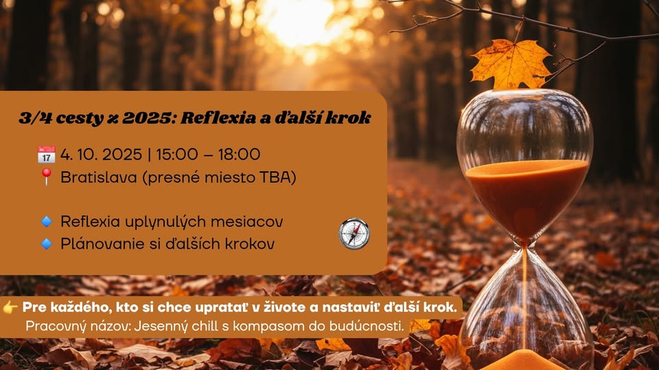 3/4 cesty 2025: Reflexia a ďalší krok