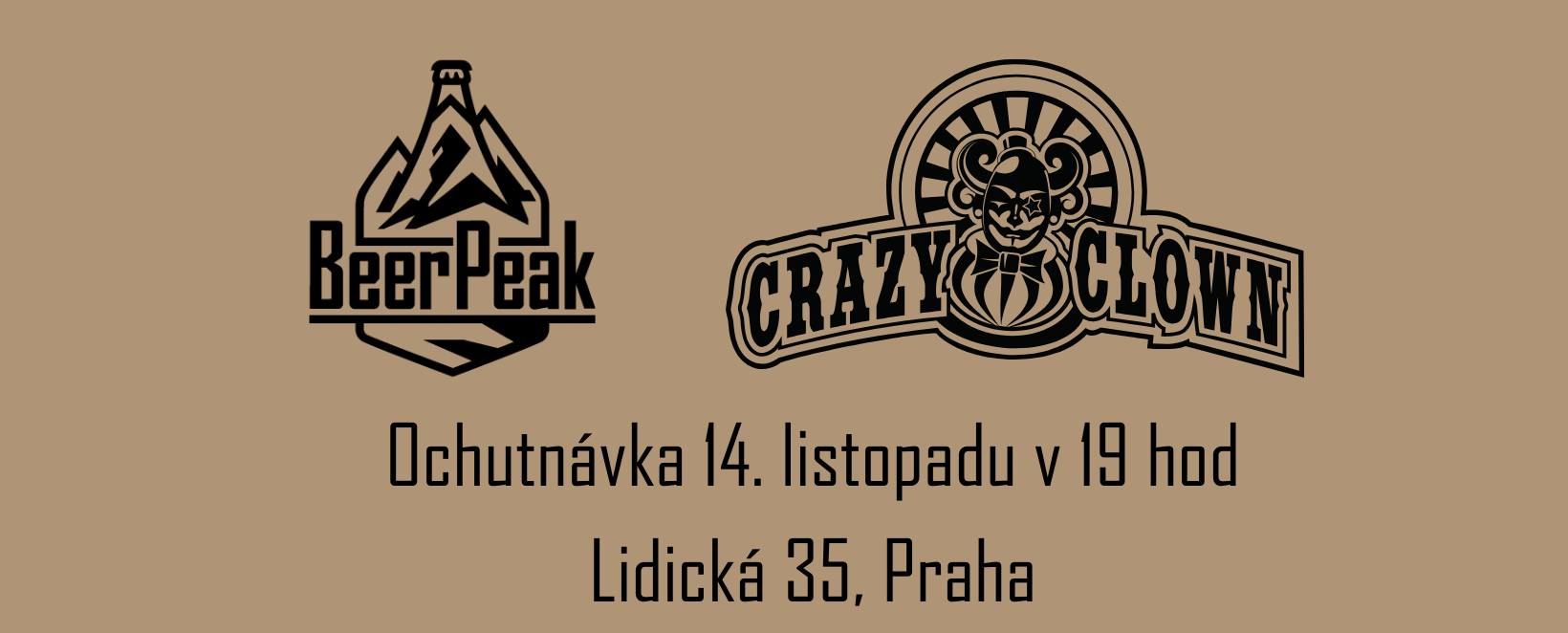 Ochutnávka novinek pivovaru  Crazy Clown
