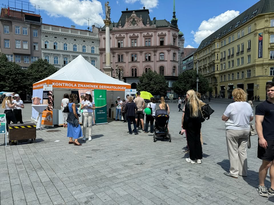 Vyšetření mateřských znamének zdarma na náměstí Svobody