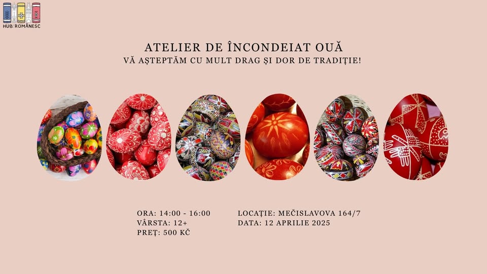 Ouă încondeiate de Paste