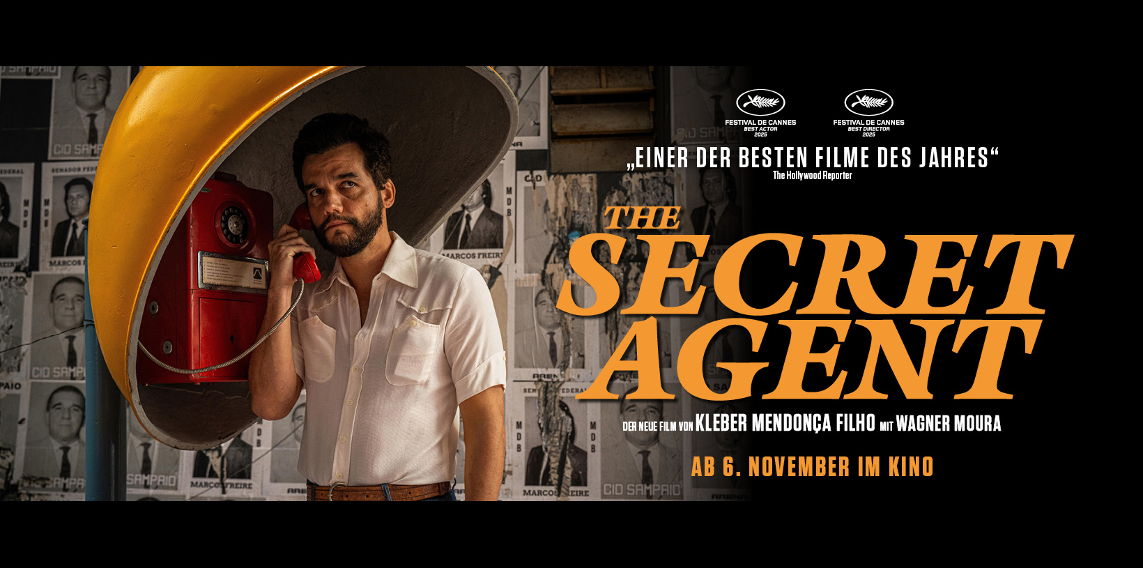 Neu im Kino: The Secret Agent (O Agente Secreto) | Kino Zukunft Berlin