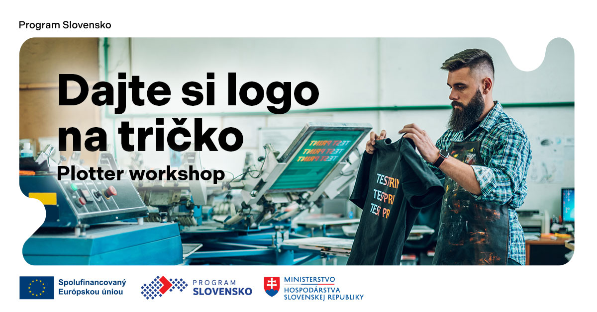 Plotter workshop: Dajte si logo na tričko