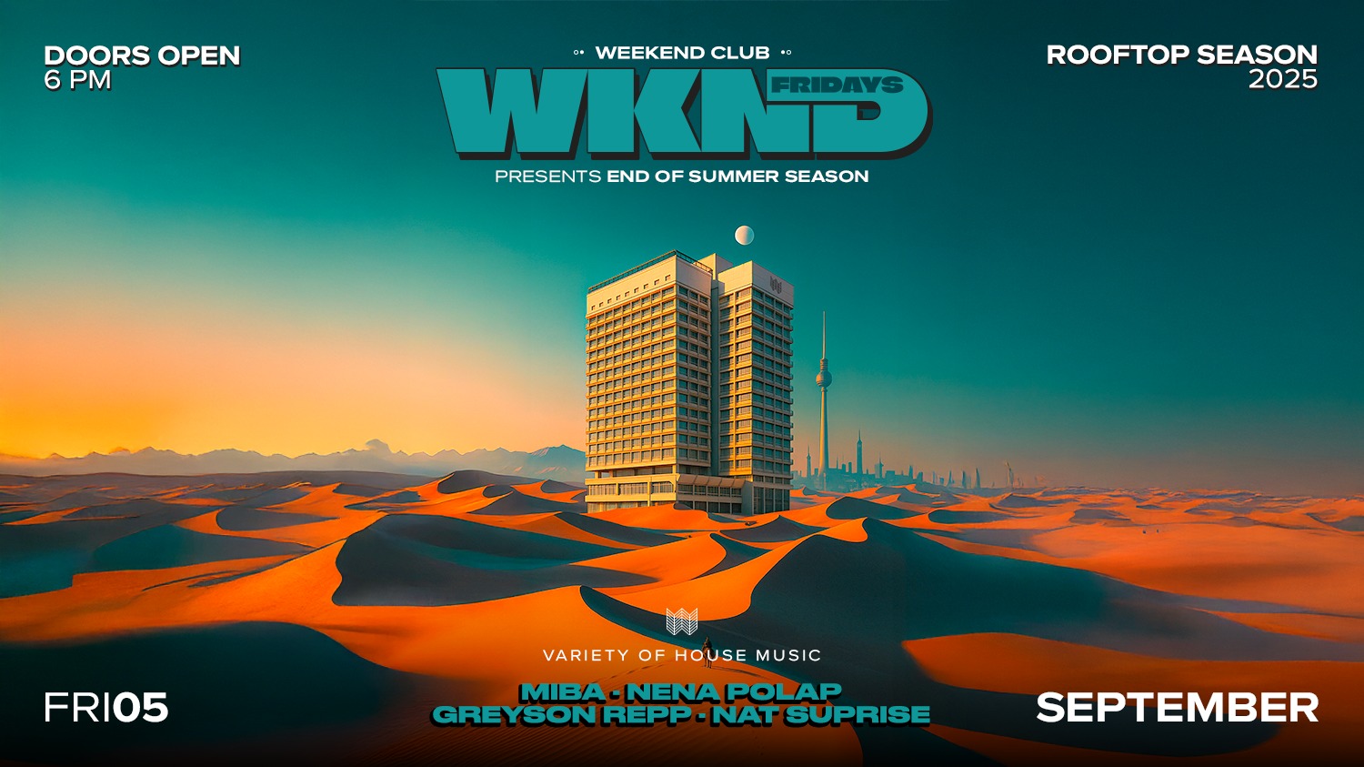 WKND PRESENTS END OF SUMMER SEASON