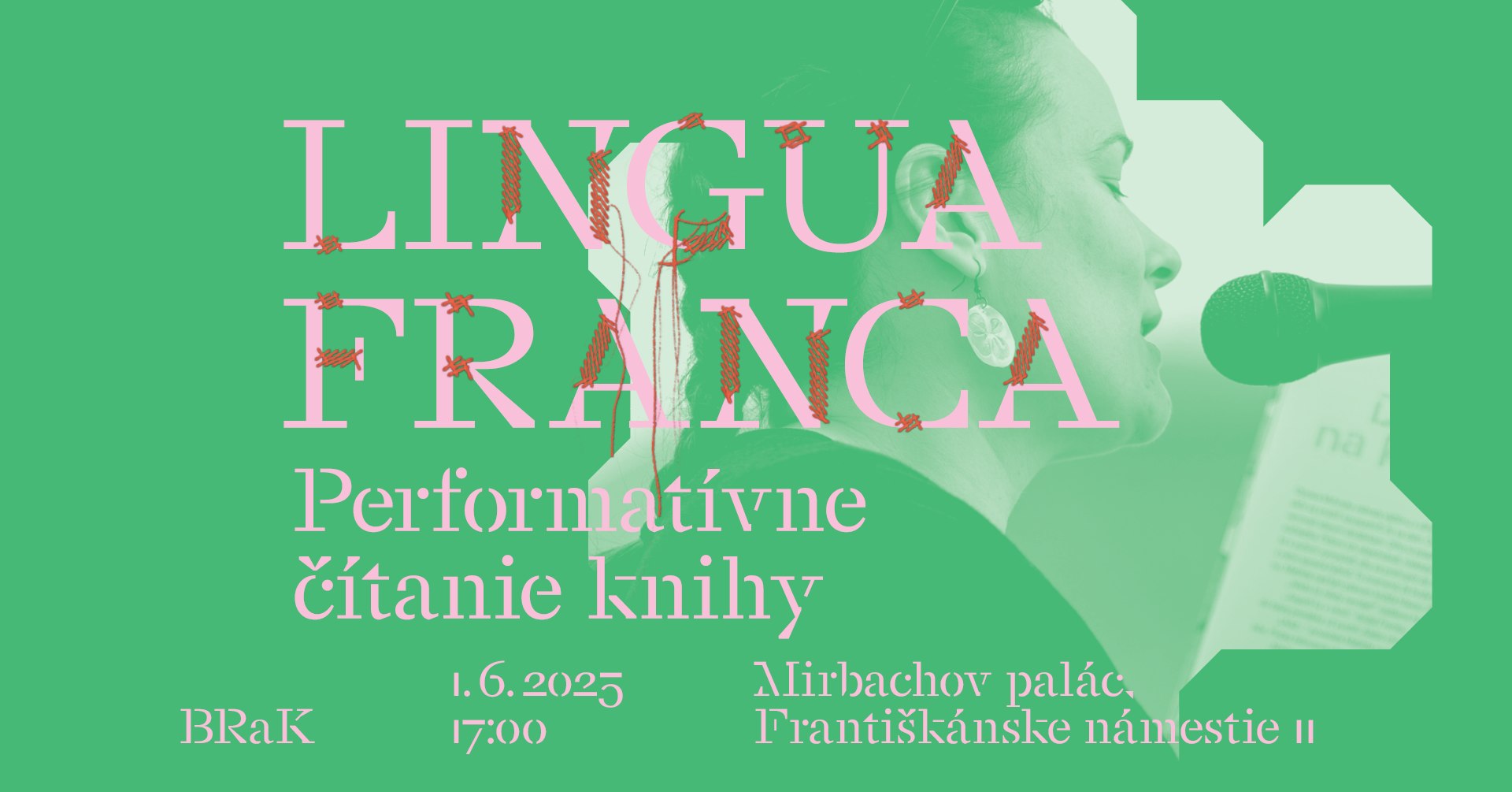Performatívne čítanie knihy LINGUA FRANCA / BRaK 2025