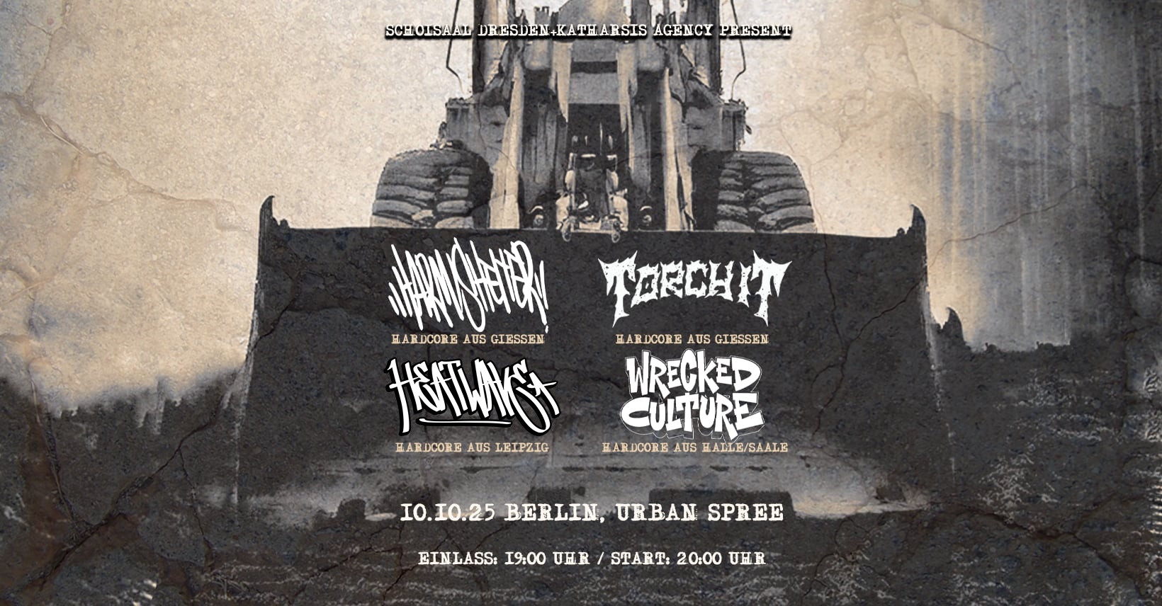 Harm/Shelter x TORCH IT x Wrecked Culture x Heatwave / BERLIN
