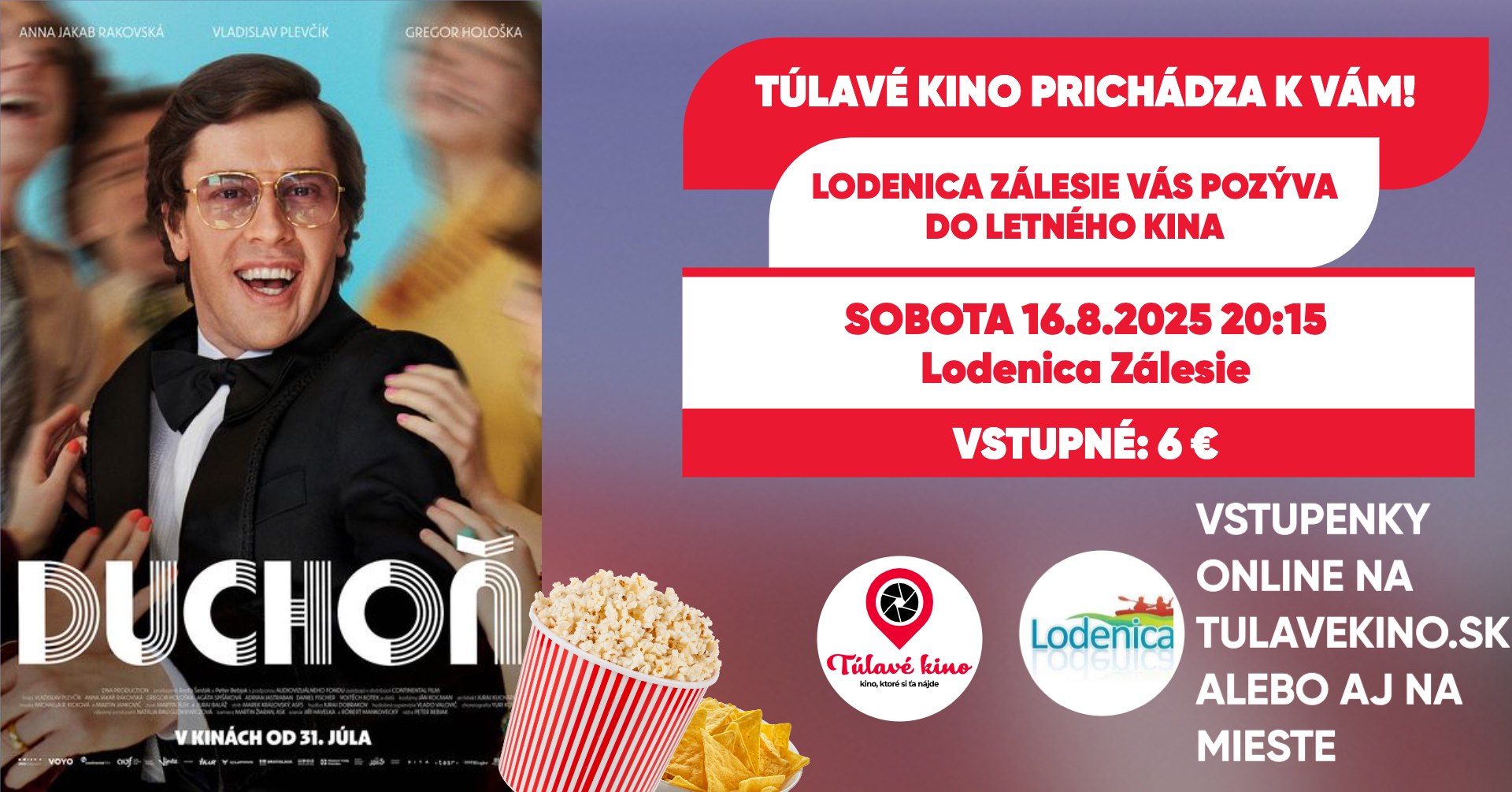 Túlavé kino prichádza do Zálesia! Premietame film Duchoň!