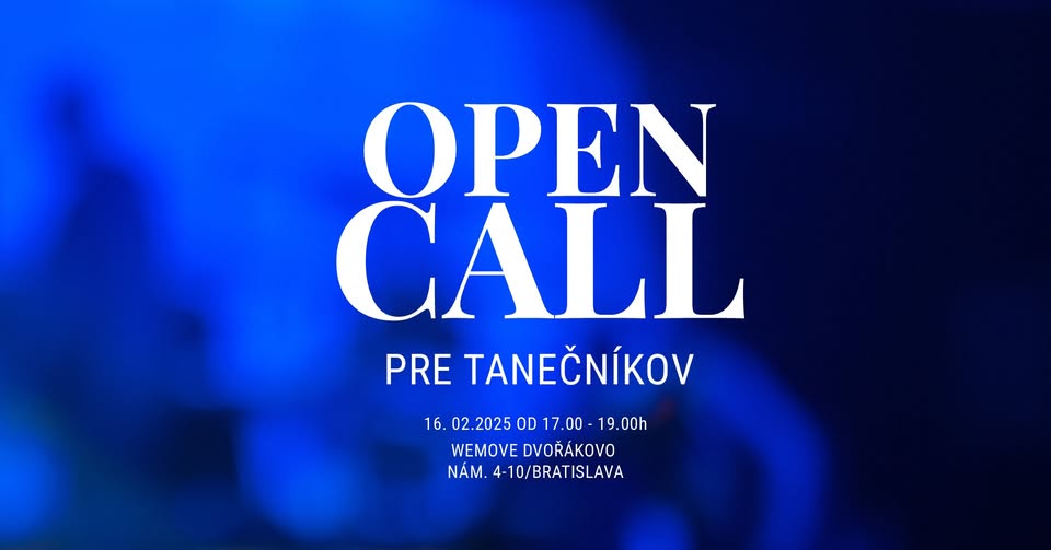 OPEN CALL / Láska k zemi..