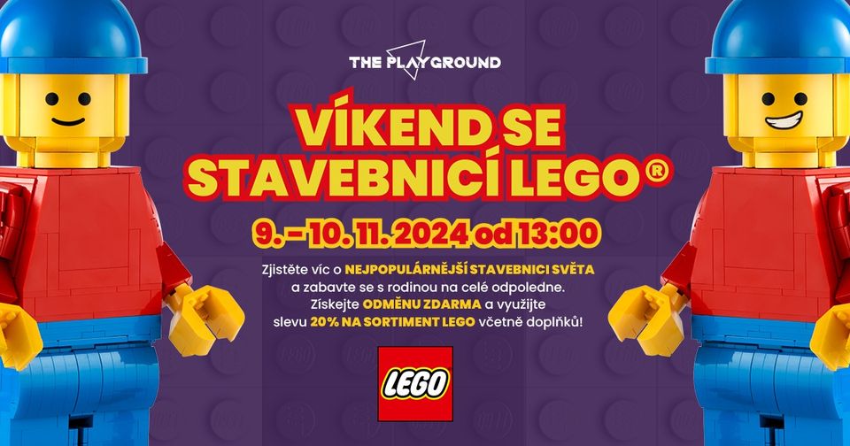 Víkend se stavebnicí LEGO v The Playground