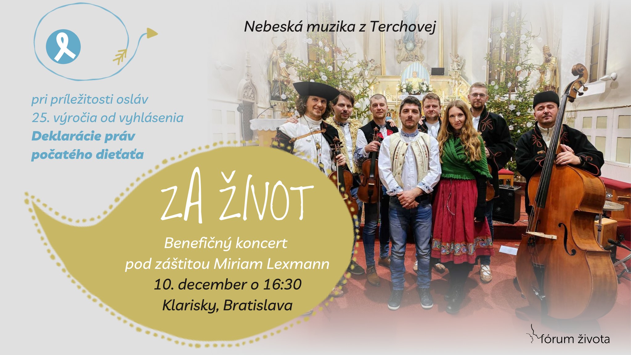 Benefičný koncert Za život