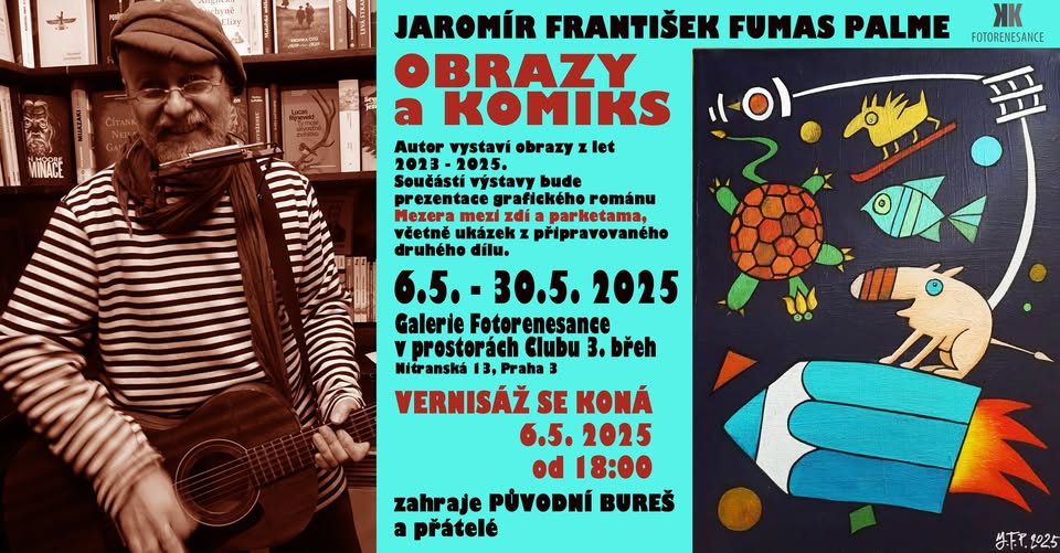 Jaromír František Fumas Palme - Obrazy a komiks