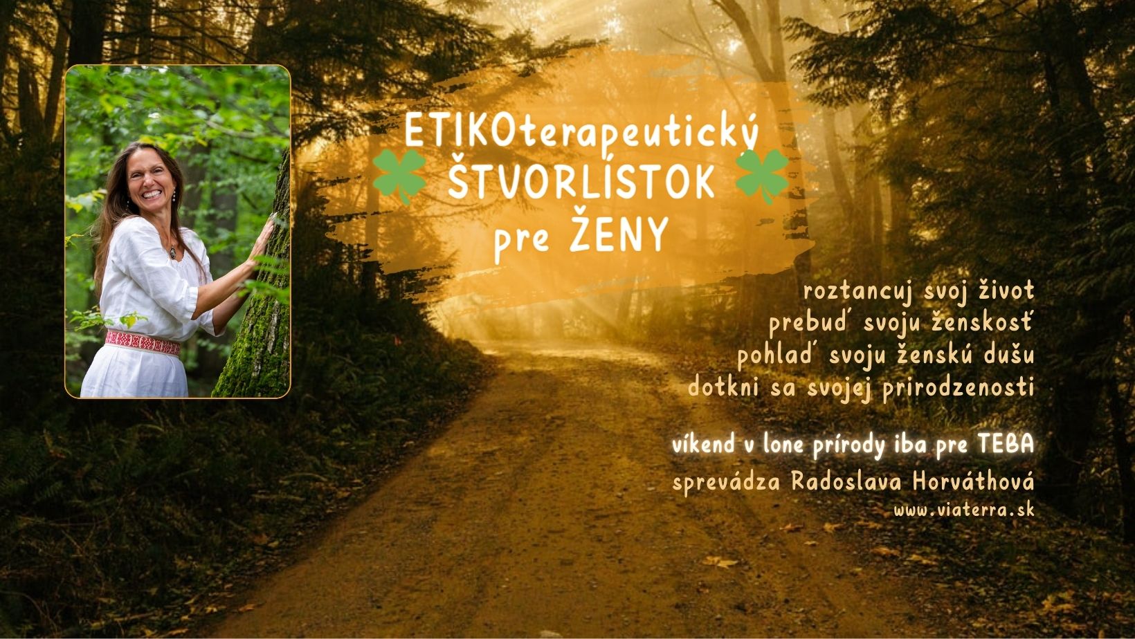 ETIKOterapeutický 🍀 ŠTVORLÍSTOK 🍀 pre ŽENY 🍀