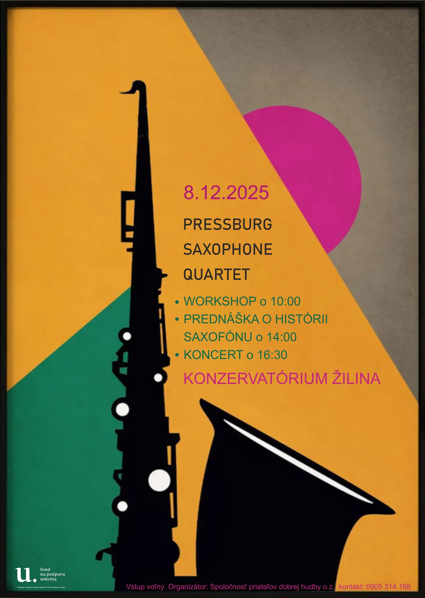 Pressburg Saxophone Quartet - koncert v Žiline