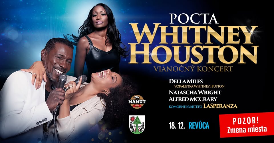 POCTA WHITNEY HOUSTON - Vianočný koncert - Muráň →!Revúca!