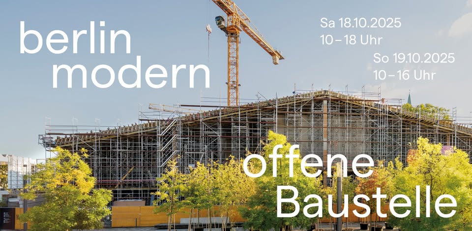 Berlin modern: Open construction site