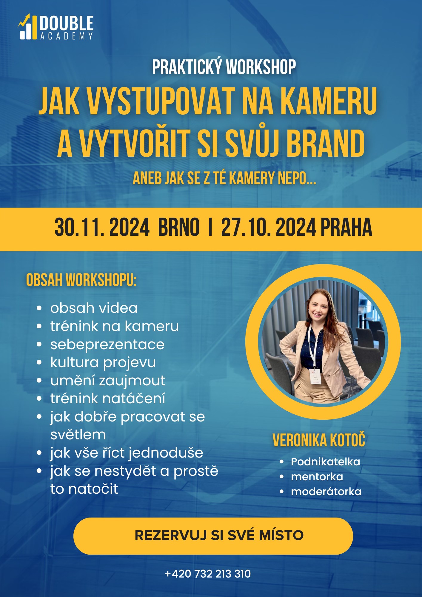 Jak vystupovat na kameru a vytvořit si svůj Brand