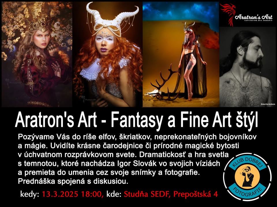 Aratron's Art - Fantasy a Fine Art, prednáška