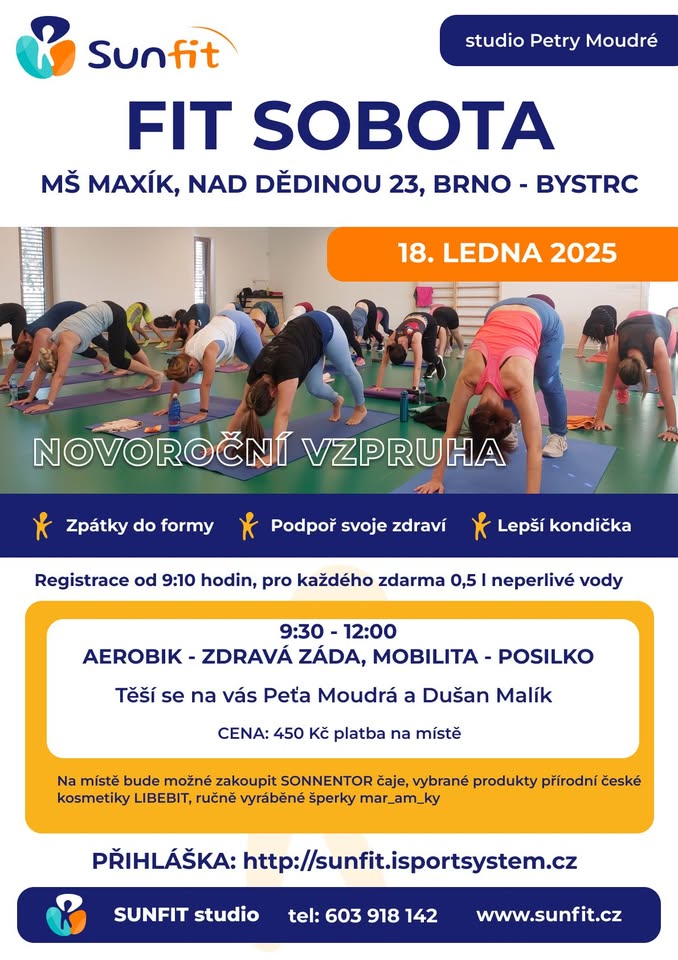 FIT SOBOTA - NOVOROČNÍ VZPRUHA 18. ledna 2025