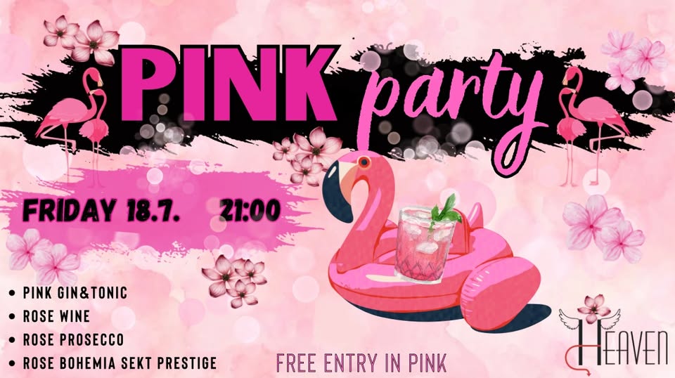 PINK party 🦩🌸🎀👙👚👛