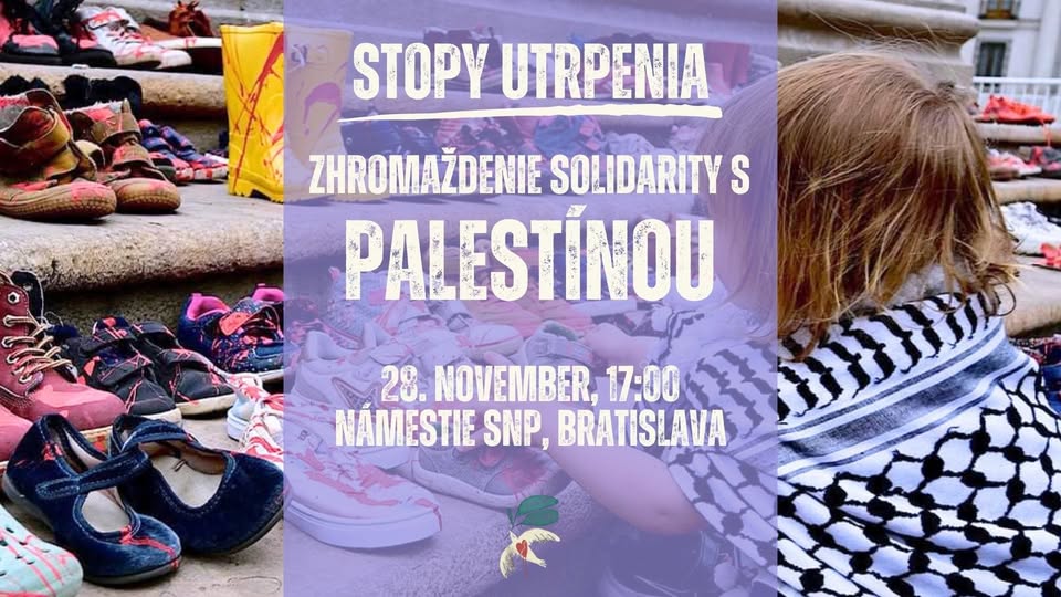 🇵🇸Zhromaždenie solidarity s Palestínou🇵🇸