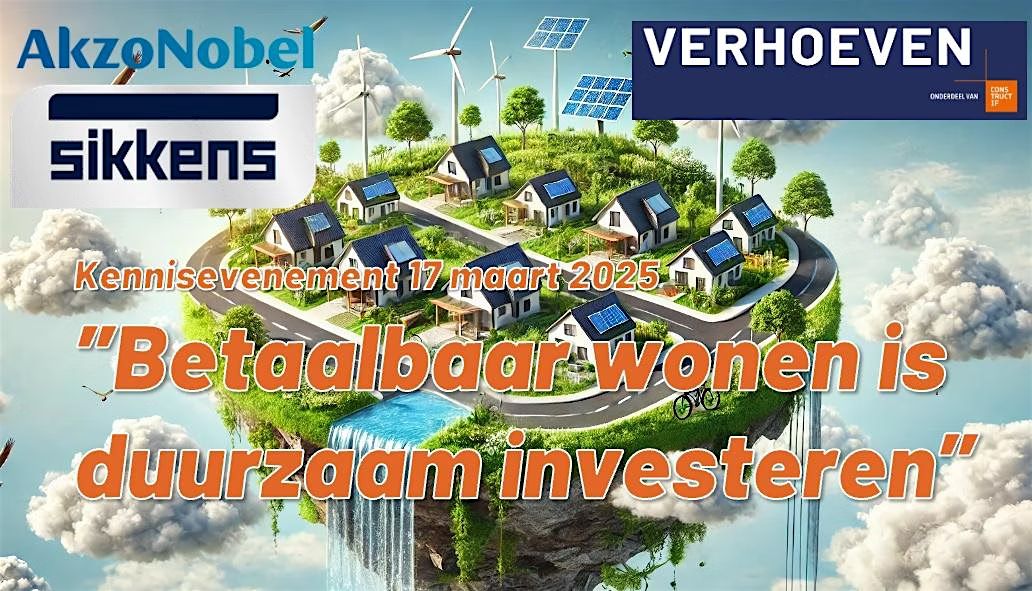 Betaalbaar wonen is duurzaam investeren.