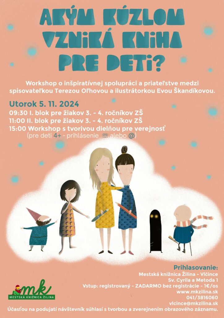 Akým kúzlom vzniká kniha pre deti (workshop pre deti 4+)