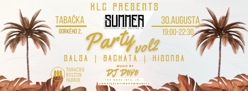 Summer Open Air Tabačka Party Salsa | Bachata | Kizomba | vol 2.
