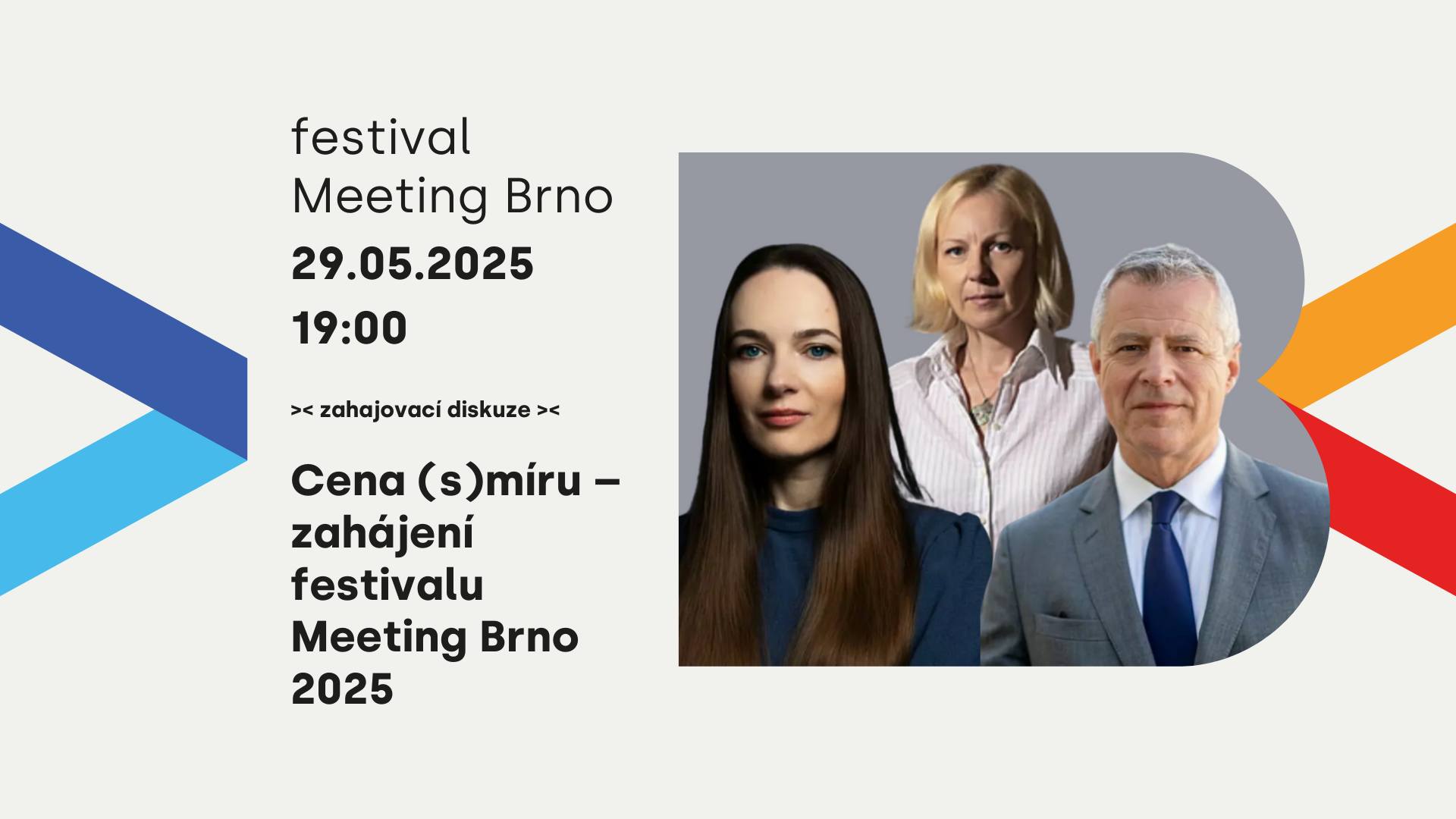 Cena (s)míru – zahájení festivalu Meeting Brno 2025