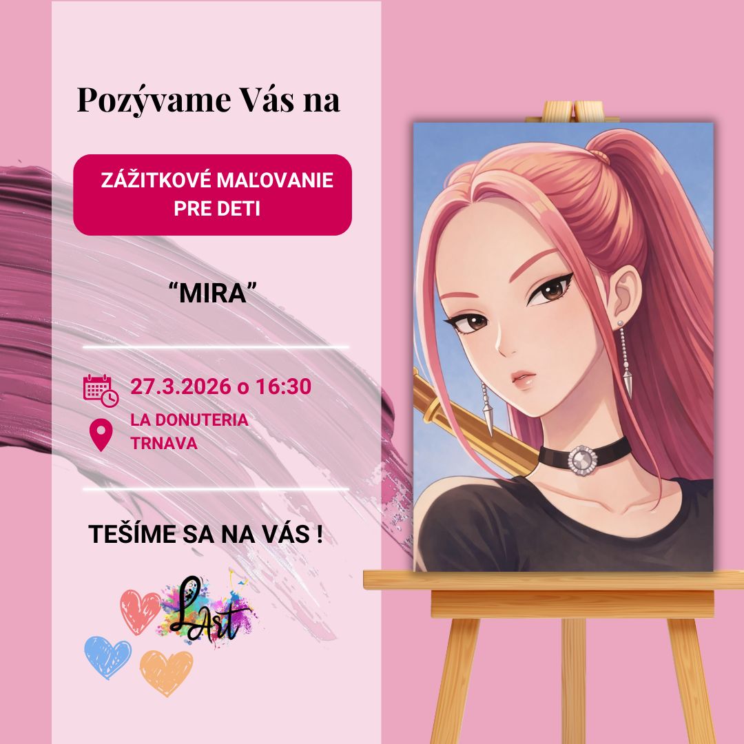 Zážitkové maľovanie pre deti -Mira