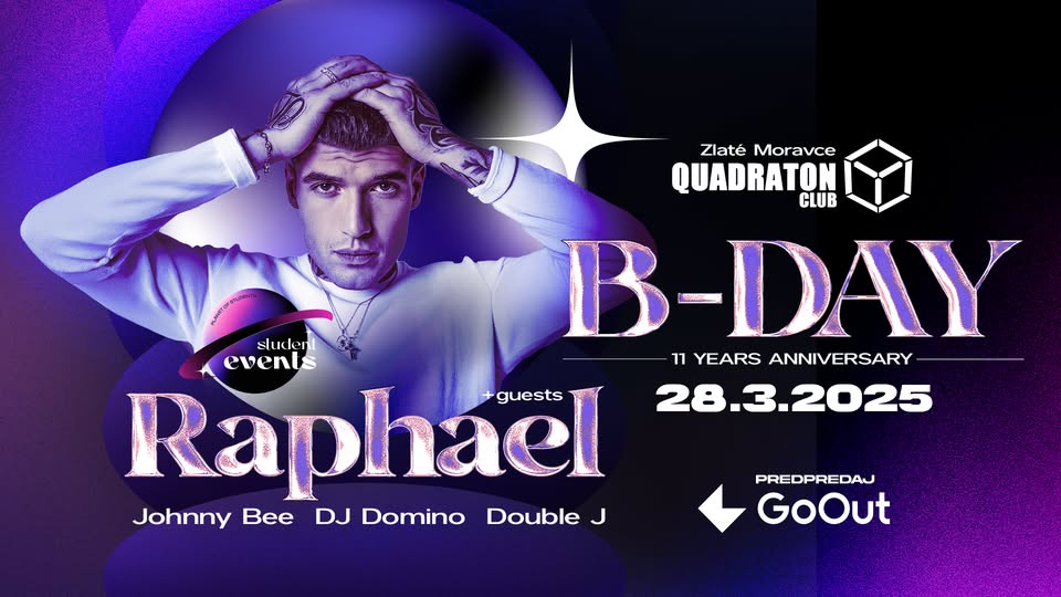 B-day party: Raphael + Johnny Bee a ďalší