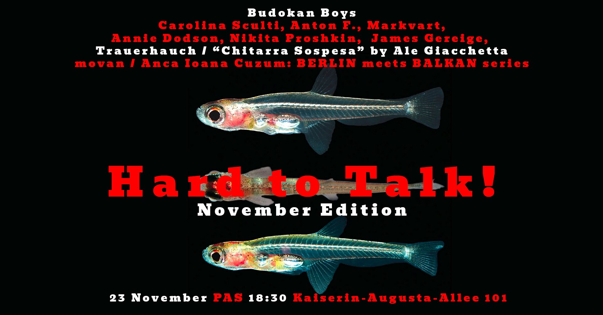 Hard to Talk! November edition