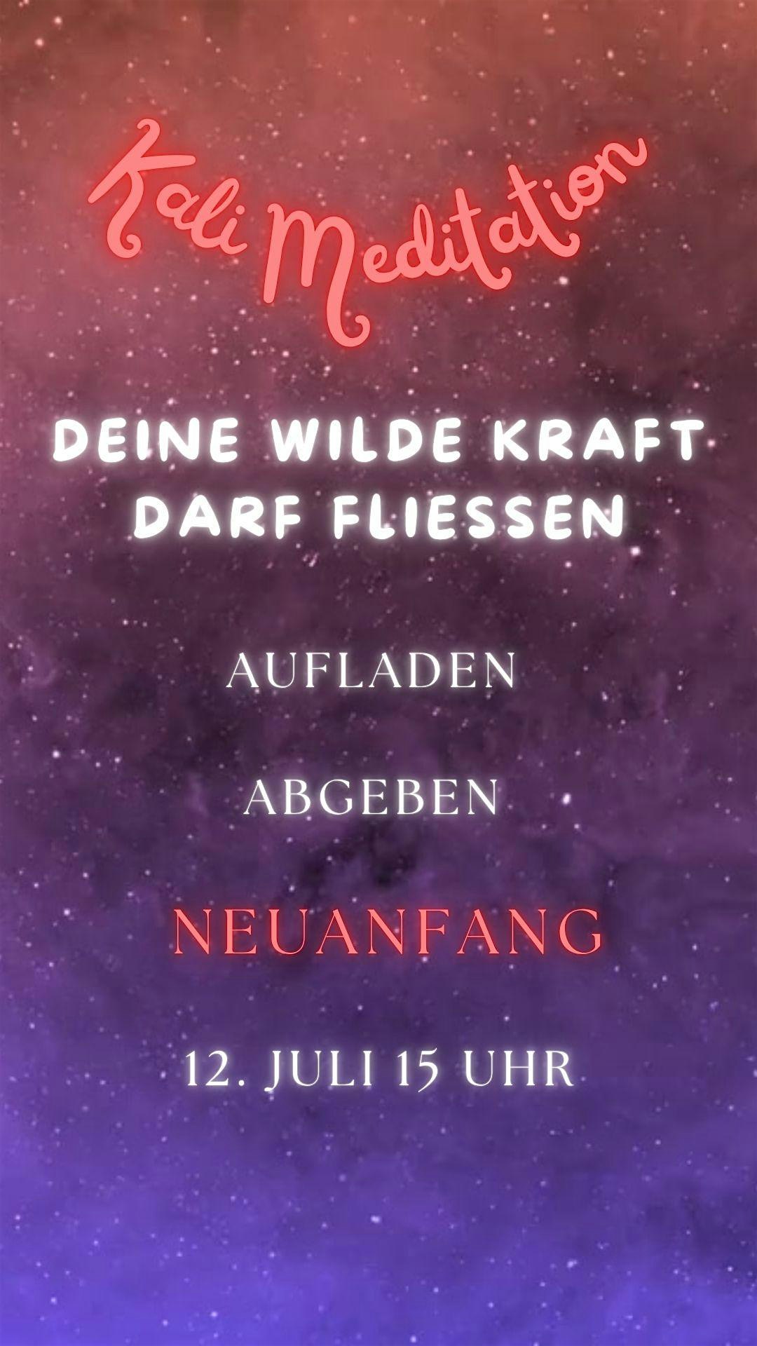 Kali aktive Meditation – Deine wilde Kraft darf fließen
