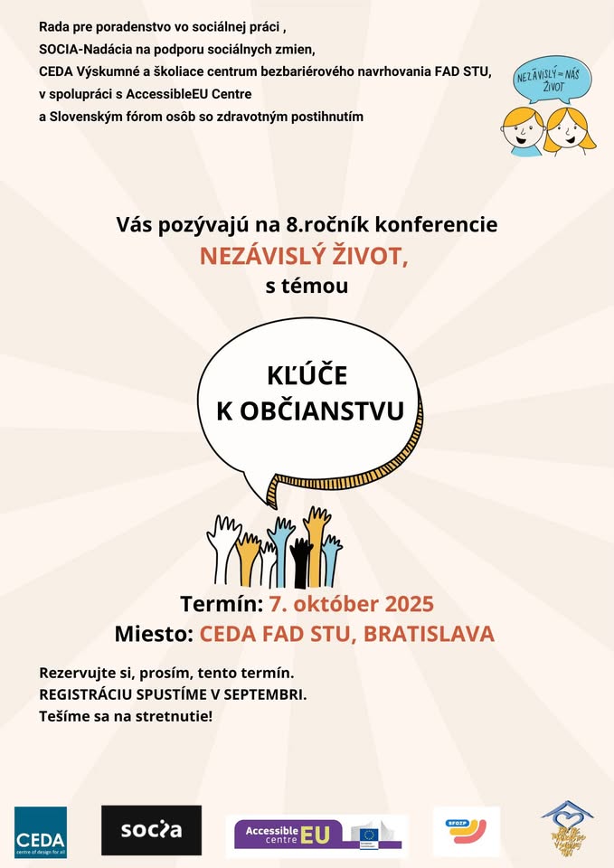 Konferencia Nezávislý život - Kľúče k občianstvu
