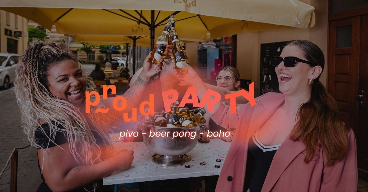 PROUD party - beer pong, pivko, boho