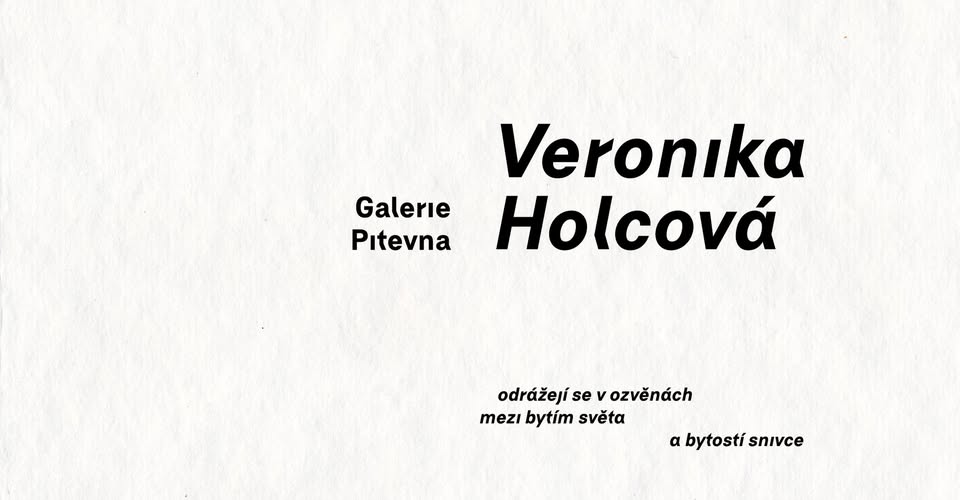 Vernisáž výstavy VERONIKY HOLCOVÉ