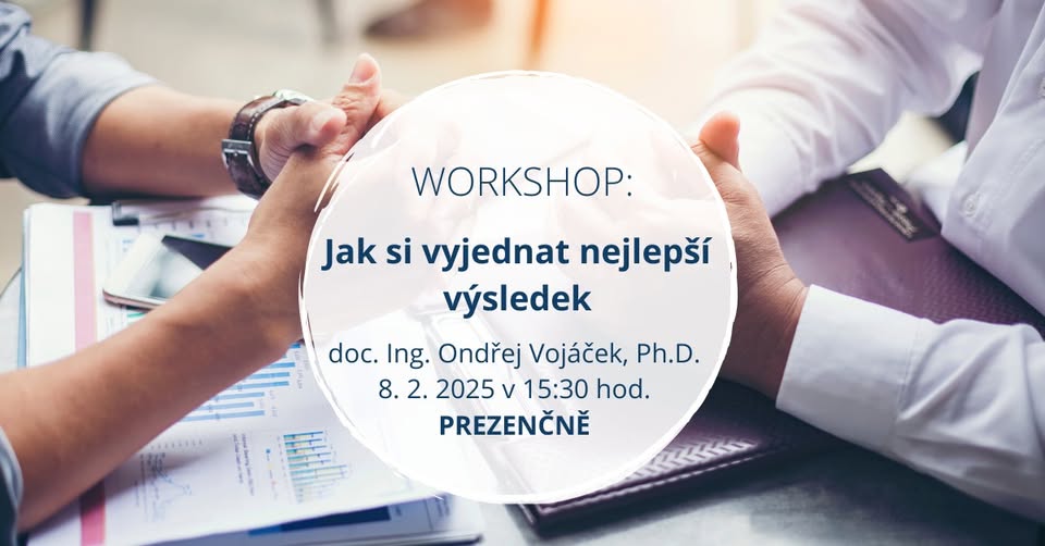 Prezenční workshop: Jak si vyjednat nejlepší výsledek