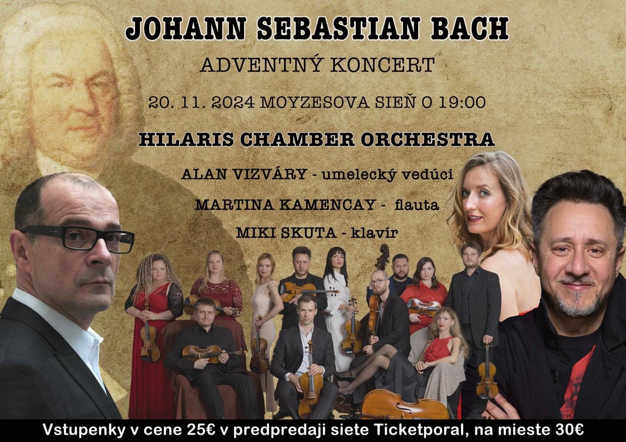 JOHANN SEBASTIAN BACH ( MIKI SKUTA & HILARIS - Adventný koncert )