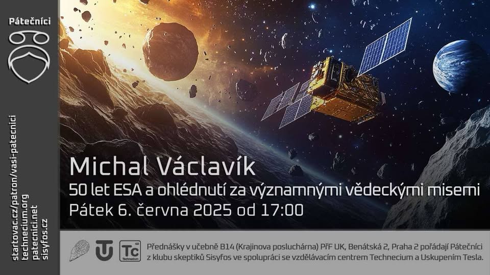 Michal Václavík: 50 let ESA a ohlédnutí za významnými vědeckými misemi