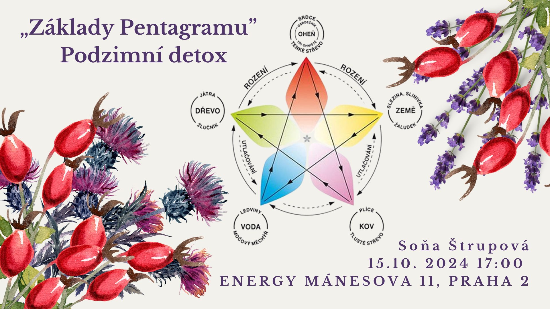 ZÁKLADY PENTAGRAMU - PODZIMNÍ DETOX