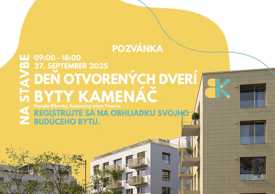 Deň otvorených dverí na stavbe Byty Kamenáč