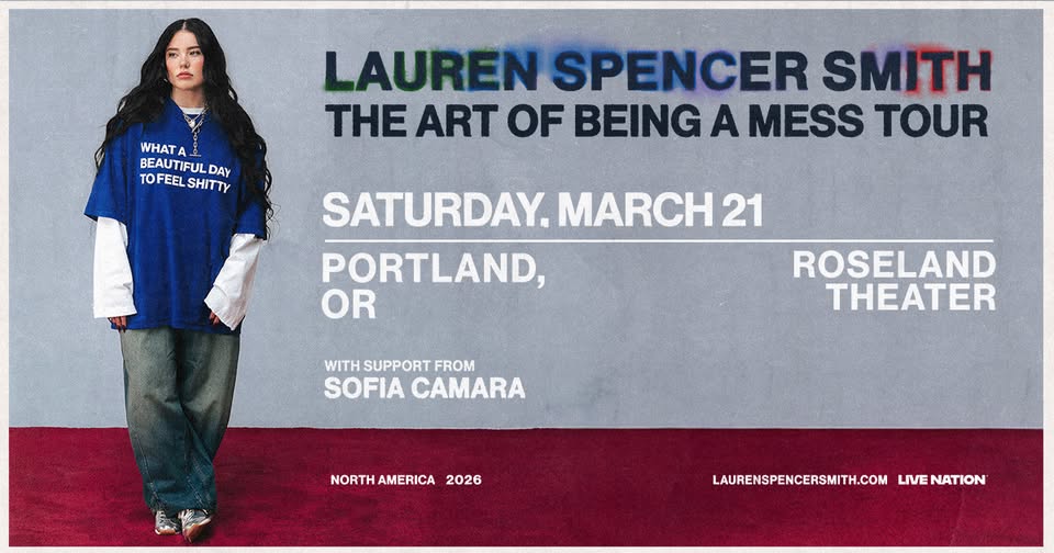 Lauren Spencer Smith: THE ART OF BEING A MESS TOUR at ROSELAND THEATER