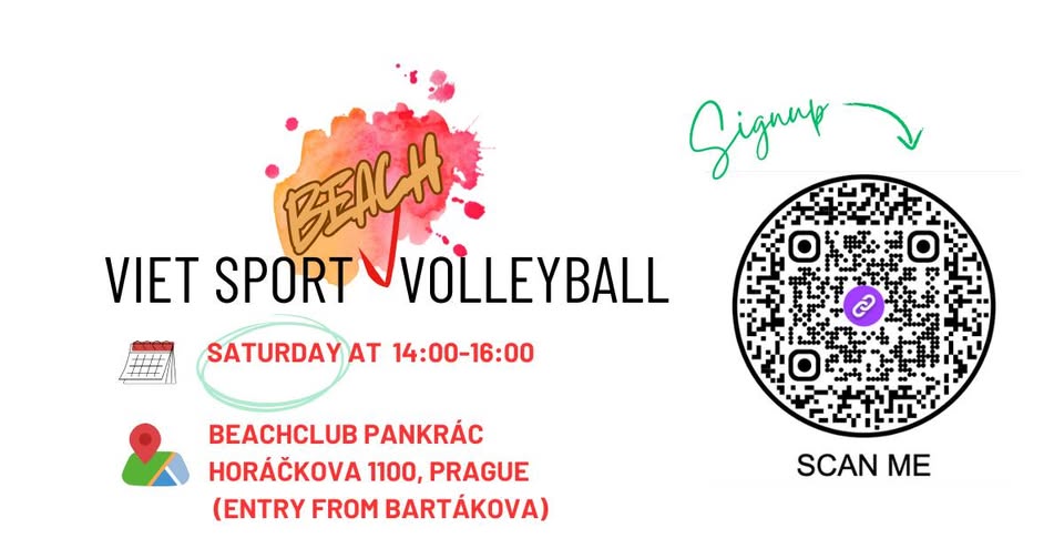 [FULL]Viet Sport BEACH VOLLEYBALL at PANKRÁC 2.8.2025 14:00-16:00